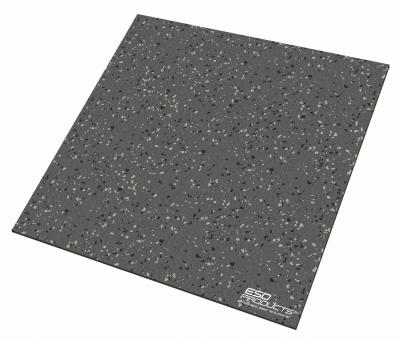 Electrostatic Dissipative Floor Tile Grano ED Traffic Gray 610 x 610 mm 3.5 mm Antistatic ESD Rubber Floor Covering